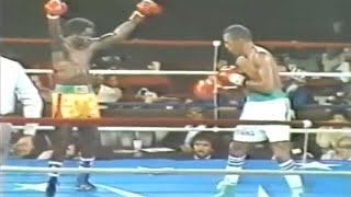 WOW WHAT A KNOCKOUT  Azumah Nelson vs Irving Mitchell Full HD Highlights [upl. by Agostino]