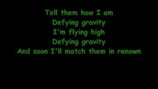 Defying Gravity Lyrics [upl. by Mcmahon]