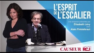 L’esprit de lescalier 14 Mai 2017Alain Finkielkraut amp Elisabeth Levy sur RCJ [upl. by Adahsar39]