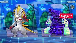 Herissmon amp Gabumon lines voice comparison English VS Japanese dub Digimon ReArise Gameplay [upl. by Ahseinek]