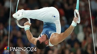 Top moments from the mens allaround gymnastics qualifiers  Paris Olympics  NBC Sports [upl. by Arakat]