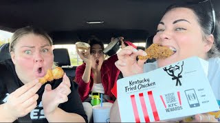 KFC Mukbang  With Chelcie and Paige [upl. by Kenrick379]