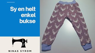 Ninas syrom Sy en helt enkel bukse [upl. by Christina]