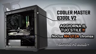 ECCELLENTI PRESTAZIONI TERMICHE Cooler Master Q300L V2 Gaming PC Build i513600K RTX 4070 12GB [upl. by Button]