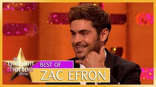 Zac Efron Recreates His Michael Jackson Phone Call  The Iron Claw  The Graham Norton Show [upl. by Blunt321]