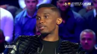 Etoo parle de ses rapports avec Guardiola  Bein Sport quot Le club du dimanche quot 230314 HD [upl. by Nylinnej483]