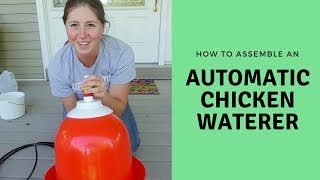 How to Assemble a BellMatic Poultry Waterer [upl. by Koby]