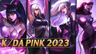 KDA PINK 2023 NEW SKINS CONCEPT  League of Legends [upl. by Roti]