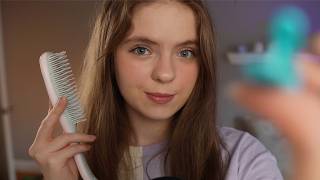 ASMR FAST amp AGGRESSIVE Haircut Hair Clipping Curling and Styling Roleplay [upl. by Ursel87]