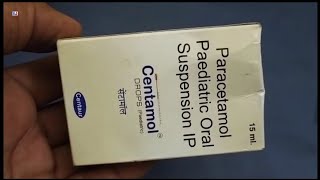 Centamol Drops  Paracetamol Paediatric Oral Suspension IP  Centamol Drops Uses Side effects Dosage [upl. by Notslar]