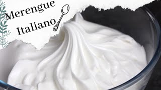 MERENGUE ITALIANO Receta facil y deliciosa [upl. by Anivid]