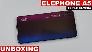 Elephone A5 Unboxing  Helio P60 Triple Camera MidRange Phone [upl. by Rillis650]