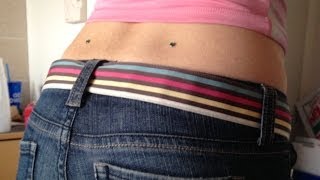 LOWER BACK DERMAL PIERCINGS [upl. by Lundquist]