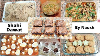 DINNER Menu for VIP GUESTS Fish TikkiMutton Masala Chicken Kofta Yakhni Pulao Fudgy Brownie [upl. by Aitnahs]