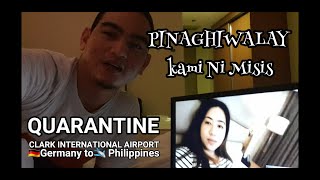 Free Quarantine Facility for Returning OFWs  Clark International Airport  Germany to Philippines [upl. by Kurland]