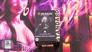 2022 Challenger Deck Mono White Aggro Unboxing [upl. by Lletnwahs]