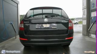 SKODA OCTAVIA 5E  REAR DIURNAL EXT LIGHT TURN ON WITH BRAKE LIGHT [upl. by Nesral357]