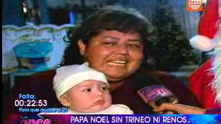 A las 11 papa noel sin trineo ni renos  221212 [upl. by Odnomyar]