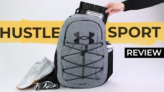 Under Armour Hustle Sport Backpack Review  Tour [upl. by Kutchins]