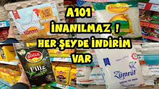 A101 Ã‡AY ÅžEKER YOÄžURT ZEYTÄ°N PEYNÄ°R VE DAHA BÄ°RÃ‡OK Ä°NDÄ°RÄ°Mâ—SAKIN KAÃ‡IRMAâœ…A101 HAFTANIN YILDIZLARI [upl. by Havens]