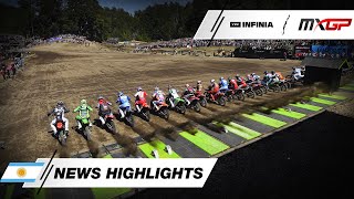 NEWS HIGHLIGHTS  YPF INFINIA MXGP of PatagoniaArgentina 2024 [upl. by Batish]