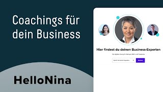 Coachings für dein Business mit HelloNina Thema Arbeitsrecht  bexio Marketplace [upl. by Gould]