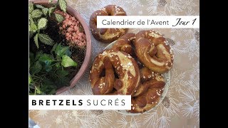 Jour 1  Bretzels sucrés  Recette VEGAN [upl. by Ehling]