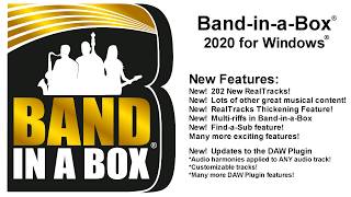 BAND IN A BOX 30のバージョンアップした機能の紹介【30マニュアル準拠】 [upl. by Ettennaj]