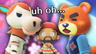 Animal Crossing But My Villagers Keep FIGHTING [upl. by Tipton]