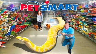 Llevando a Mi Serpiente Gigante a PETSMART I Mascotas Extremas [upl. by Jallier856]