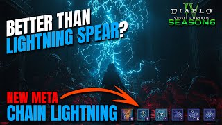 BETTER THAN LIGHTNING SPEAR  New Sorc Meta Season 6 Diablo 4 [upl. by Julie]