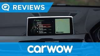 BMW X1 SUV 2017 iDrive infotainment and interior review  Mat Watson Reviews [upl. by Enela]