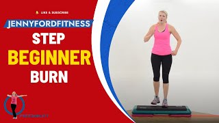 Beginner Step Aerobics  Quick Cardio Workout  Home Fitness  Learn to Step Training  Sweaty [upl. by Aisorbma848]