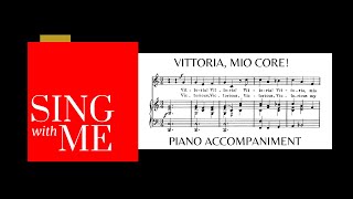 Vittoria mio core  Accompaniment C major  Carissimi [upl. by Margetts]