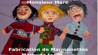 Fabrication de marionnettes avec Monsieur Marc [upl. by Aroled]