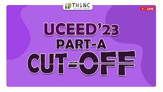 UCEED 2023 CUT OFF  QUALIFYING MARKSCUTOFF 2023  UCEED EXAM 2023 [upl. by Aivilo]