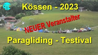 🟡 Paragliding Testival 🪂 Kössen 2023 [upl. by Lili621]