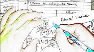 Difference Between Tolerance And Allowance  Briefly In Hindi [upl. by Erialc272]