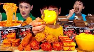 ASMR 봉길이 인기동영상🧀🍫치즈소스 찍먹방 달달구리 초콜릿 먹방 모음영상 Bonggil2 Top Rank Video Collection Cheese MuKBang [upl. by Eceinej]