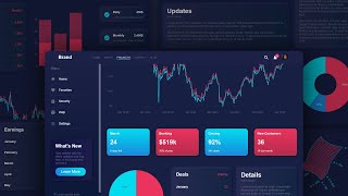 Complete Dashboard Design HTML CSS amp Plotly JS  Advanced Dashboard From Scratch [upl. by Semmes]