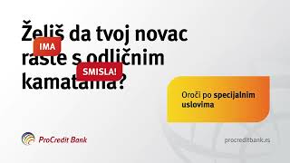 Štednja u ProCredit banci  Ima smisla [upl. by Naman]