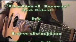 How to play quotOXFORD TOWNquot Bob Dylan Part 1  Beginners [upl. by Nuahsyar]