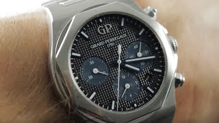 GirardPerregaux Laureato Chronograph 810201163111A Girard Perregaux Watch Review [upl. by Rednazxela]