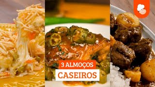 3 almoços caseiros — Receitas TudoGostoso [upl. by Dwight]