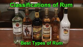 Classifications of Rum Best Types of Rum Difference Between Rums [upl. by Margaret]