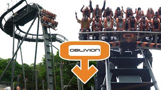 Oblivion Review  The Ultimate OneTrick Pony  First Ever BampM Dive Coaster at Alton Towers [upl. by Duwe783]