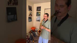 Loving this carpentry work sabrinacarpenter sax cover shortnsweet [upl. by Zurn]