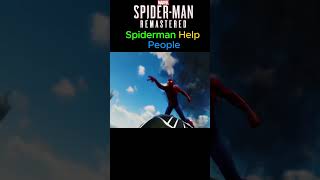 SpiderMan Saves the Day Helicopter Crash Avertedquot gaming marvelcharacter spidermanremastered [upl. by Siberson593]