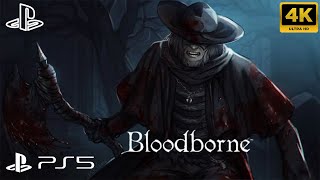 Bloodborne Father Gascoigne Boss Fight PS5 4K Gameplay [upl. by Downs]