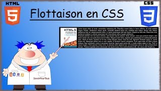 HTML5  CSS3  15  Flottaison en CSS  CSS Float [upl. by Iatnwahs]